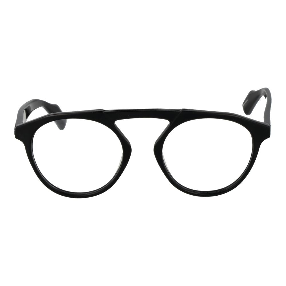 Yohji Yamamoto Schwarze Kunststoffbrille (Rahmen)
