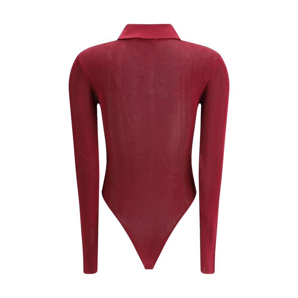 Self-Portrait Strick-Bodysuit