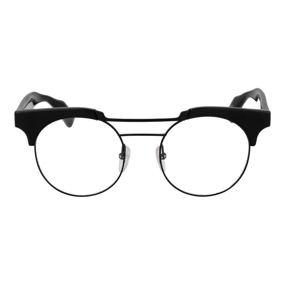 Yohji Yamamoto Schwarze Kunststoffbrille (Rahmen)