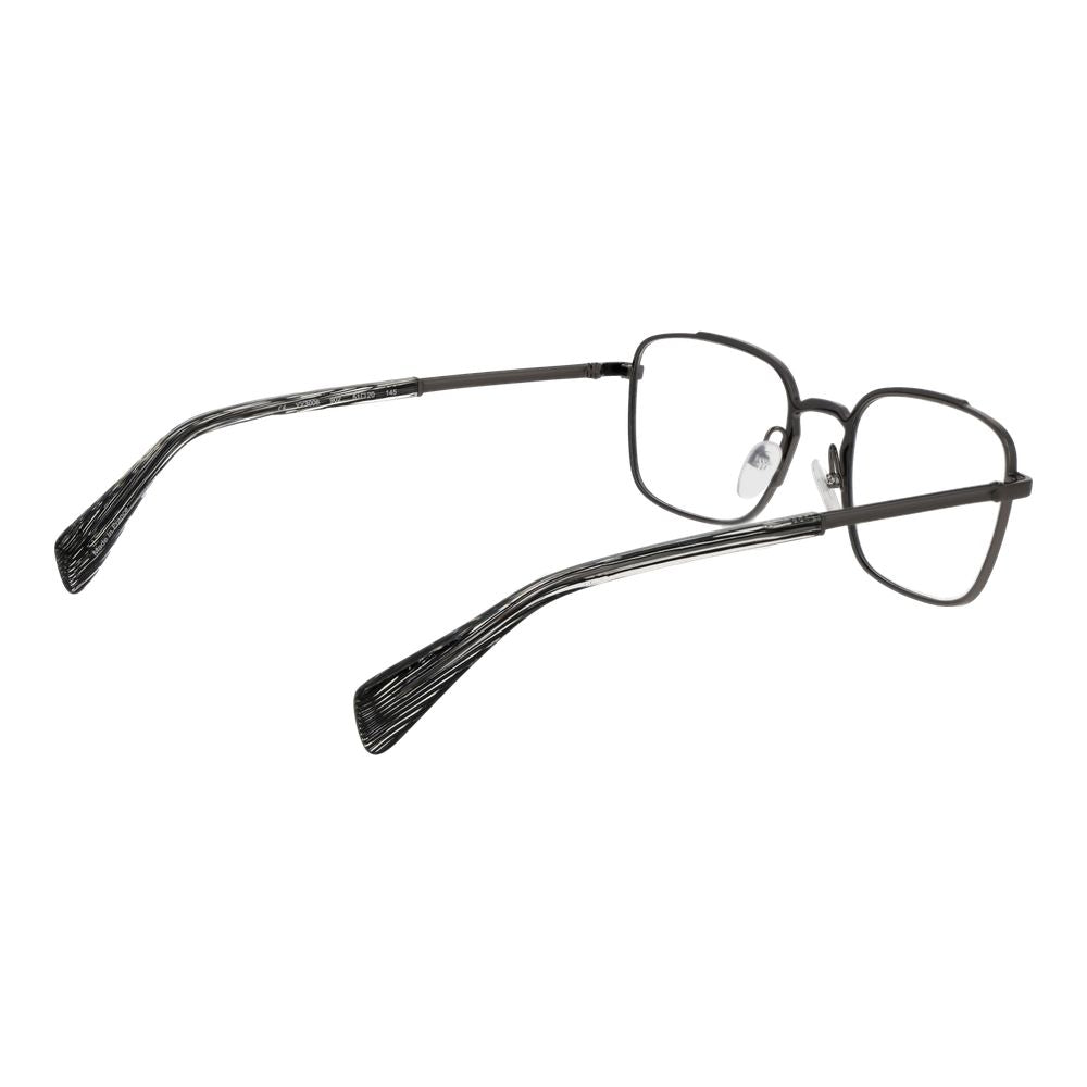 Yohji Yamamoto Grau-Metallische Brille (Gestell)
