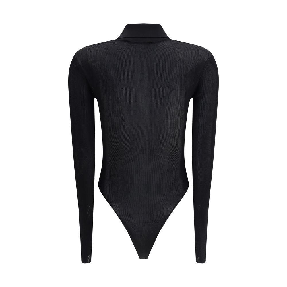 Self-Portrait Strick-Bodysuit