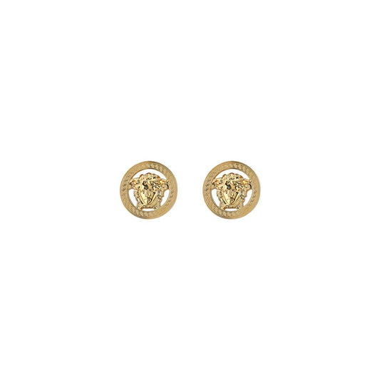 Versace Goldene Messing-Ohrringe