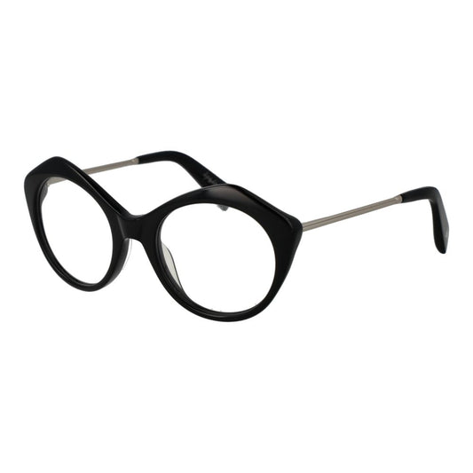 Yohji Yamamoto Schwarze Acetat-Brillengestelle