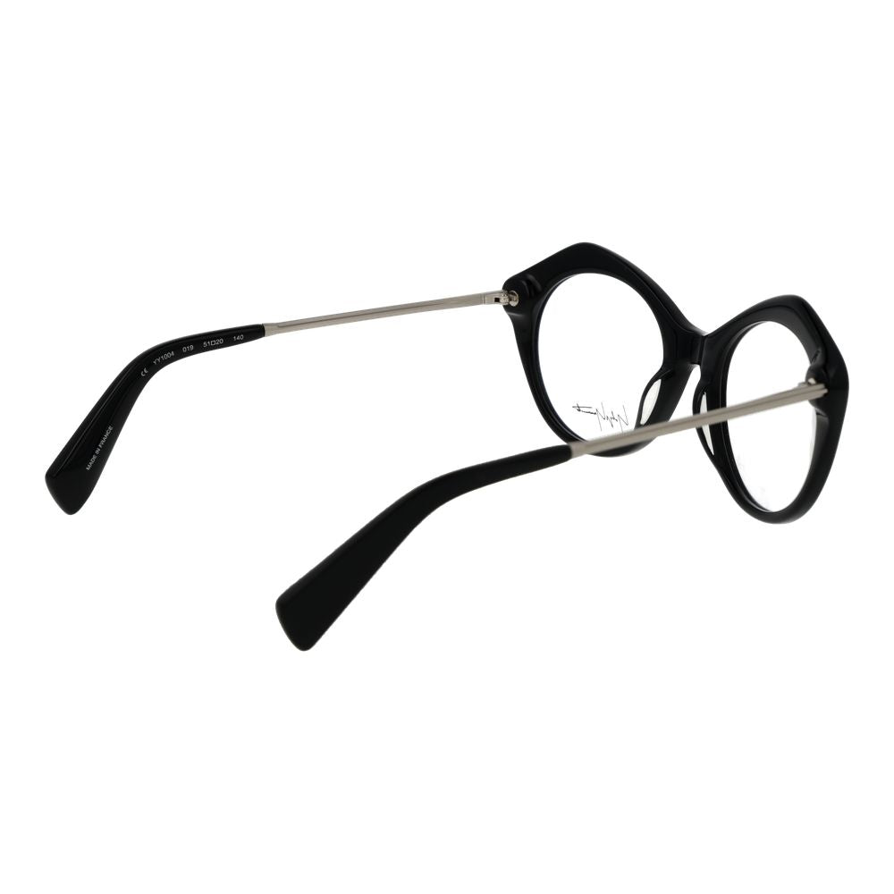 Yohji Yamamoto Schwarze Acetat-Brillengestelle