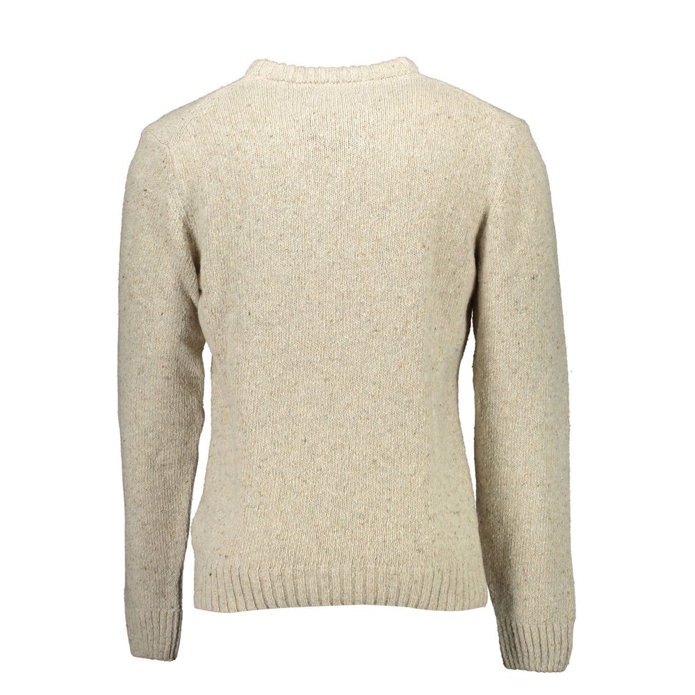 Gant Beigefarbener Pullover aus Wolle