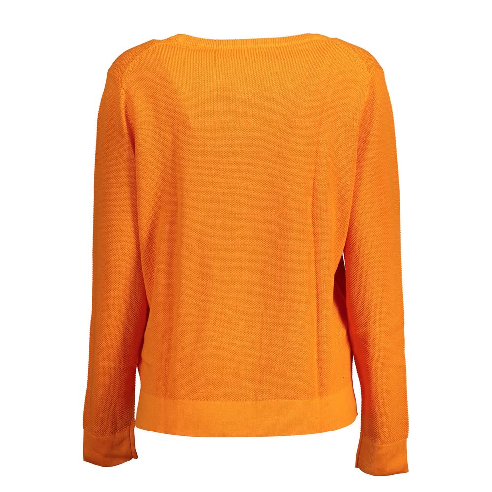Gant Orangefarbener Baumwollpullover