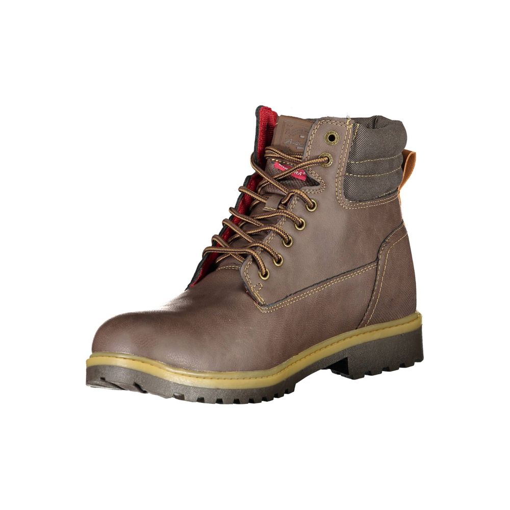 Carrera Brauner Polyester-Stiefel