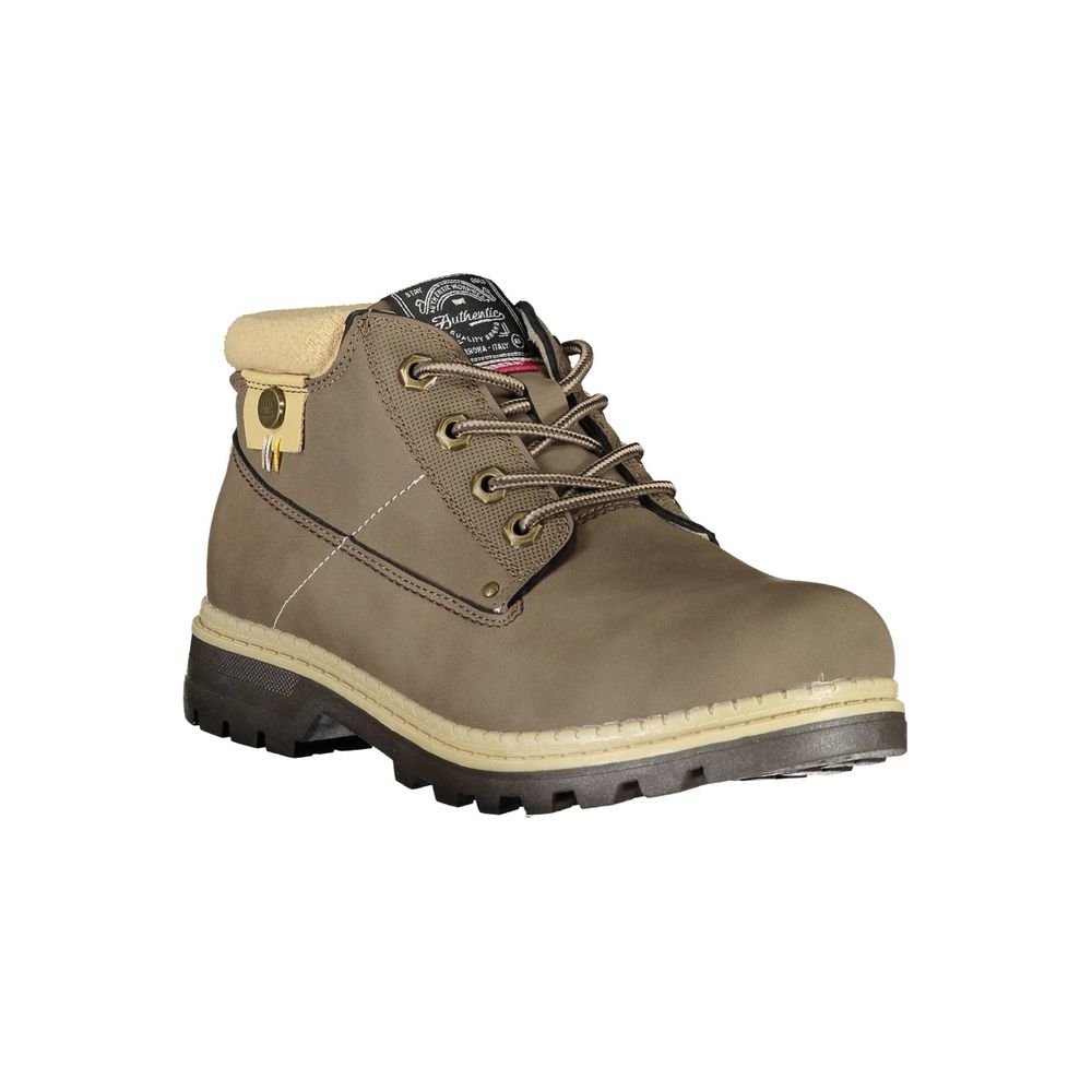 Carrera Brauner Polyester-Stiefel