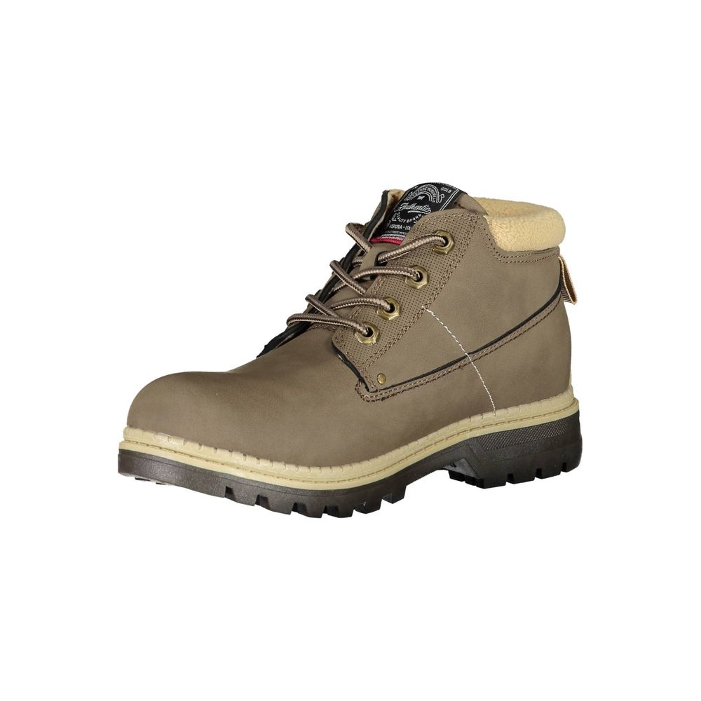 Carrera Brauner Polyester-Stiefel