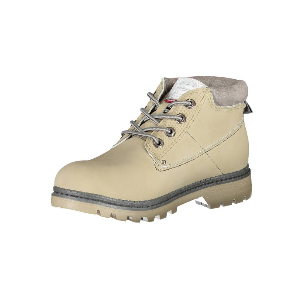Carrera Beige Polyester-Stiefel