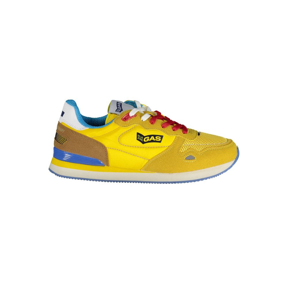 Gas Gelber Polyester Sneaker