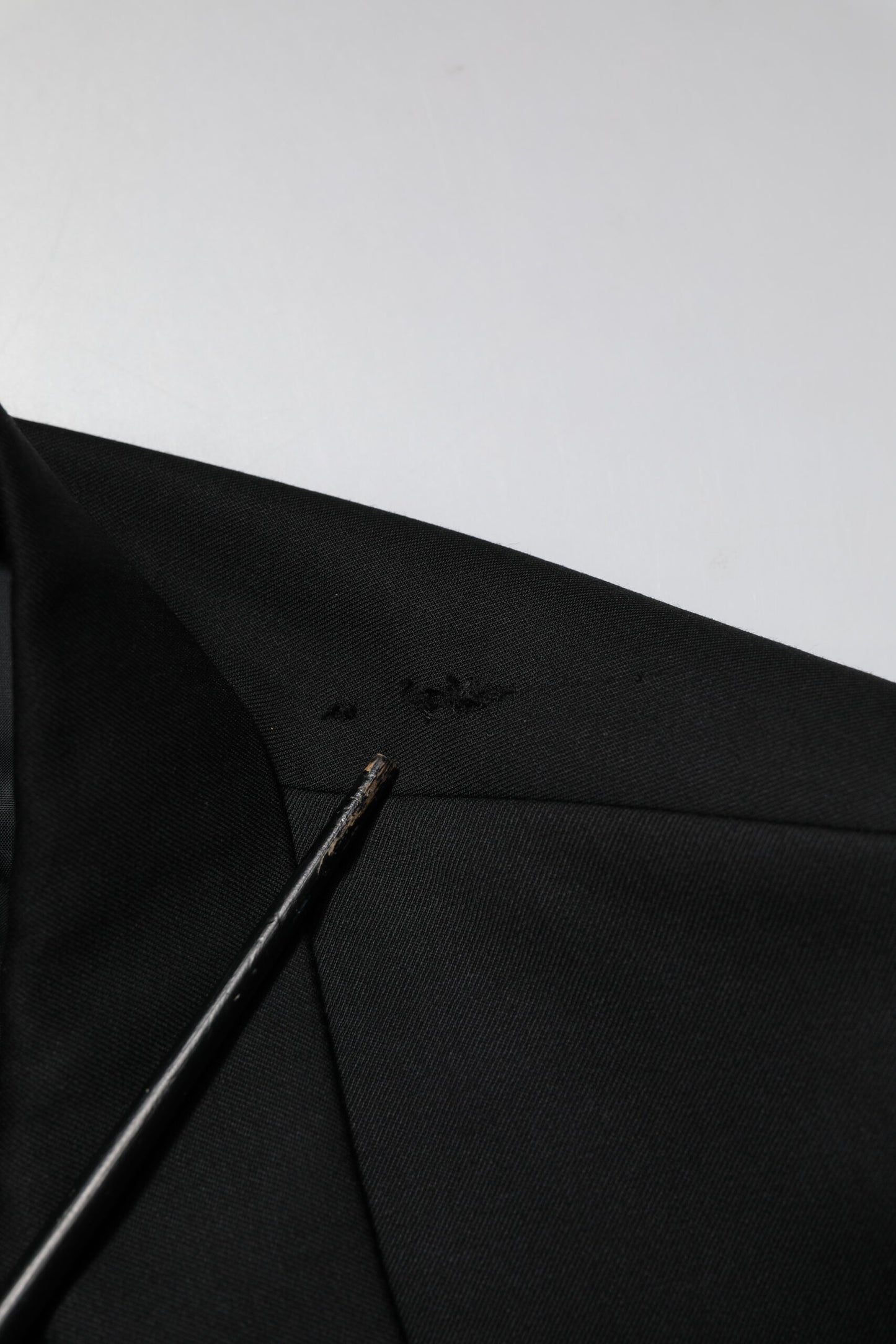 Emporio Armani Schwarzer Zweireiher Herren Jacke Anzug Blazer