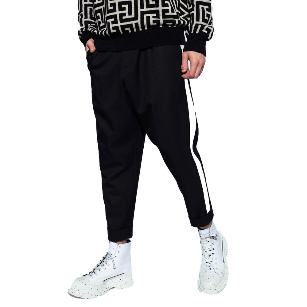 Balmain Schwarze Baumwolljeans &
