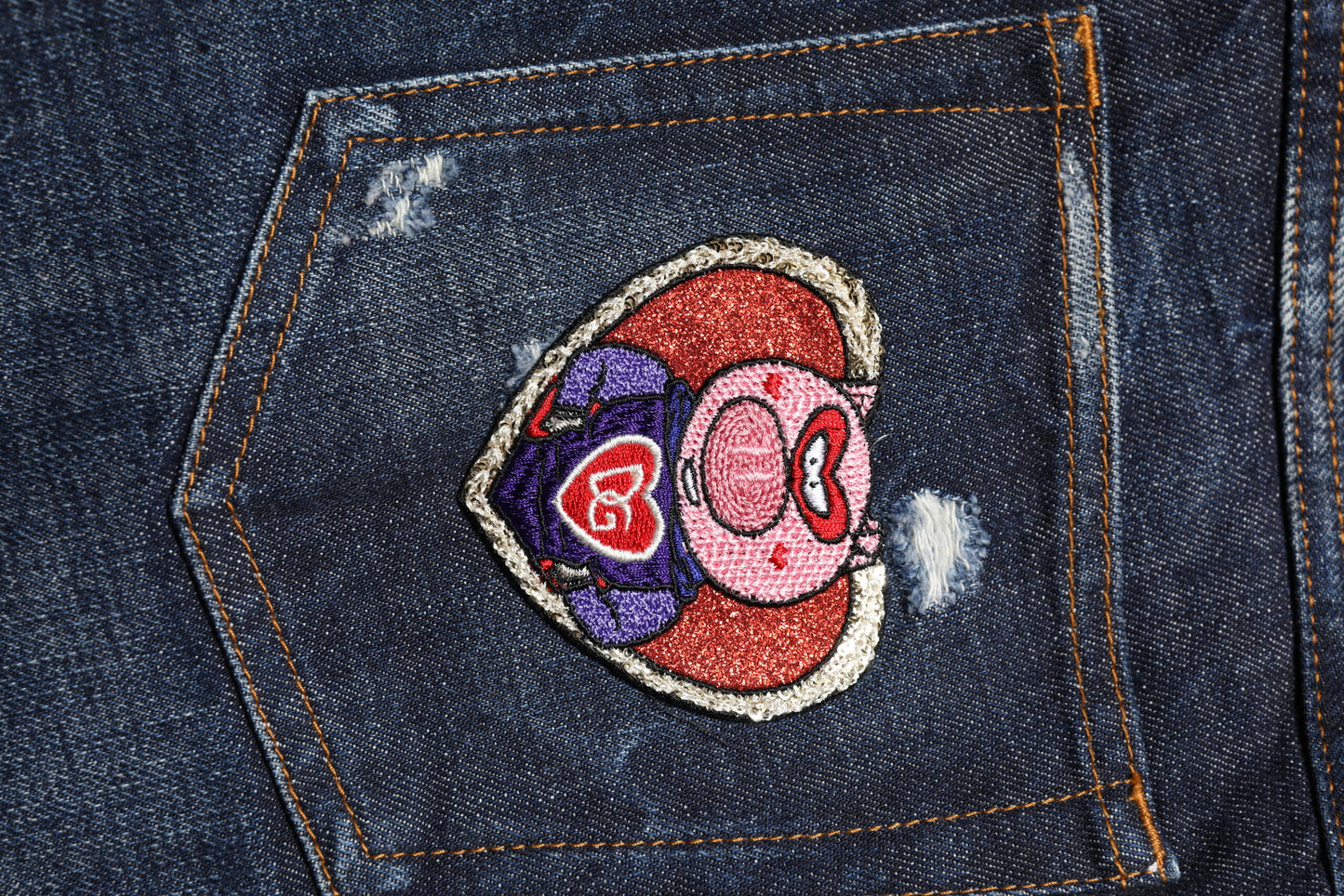 Dolce & Gabbana Dunkelblaue zerfledderte Skinny Denim Jeans