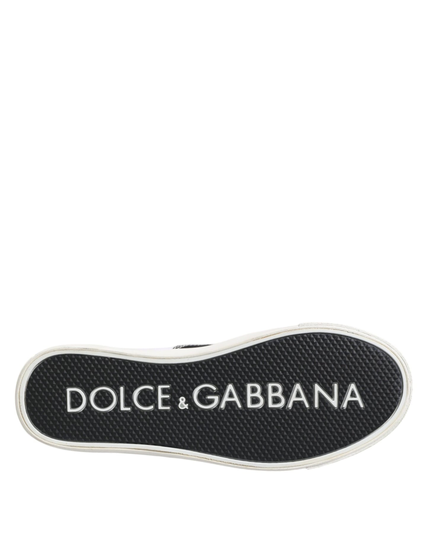 Dolce & Gabbana Schwarz Baumwolle Canvas Lace Up Männer Turnschuhe Schuhe