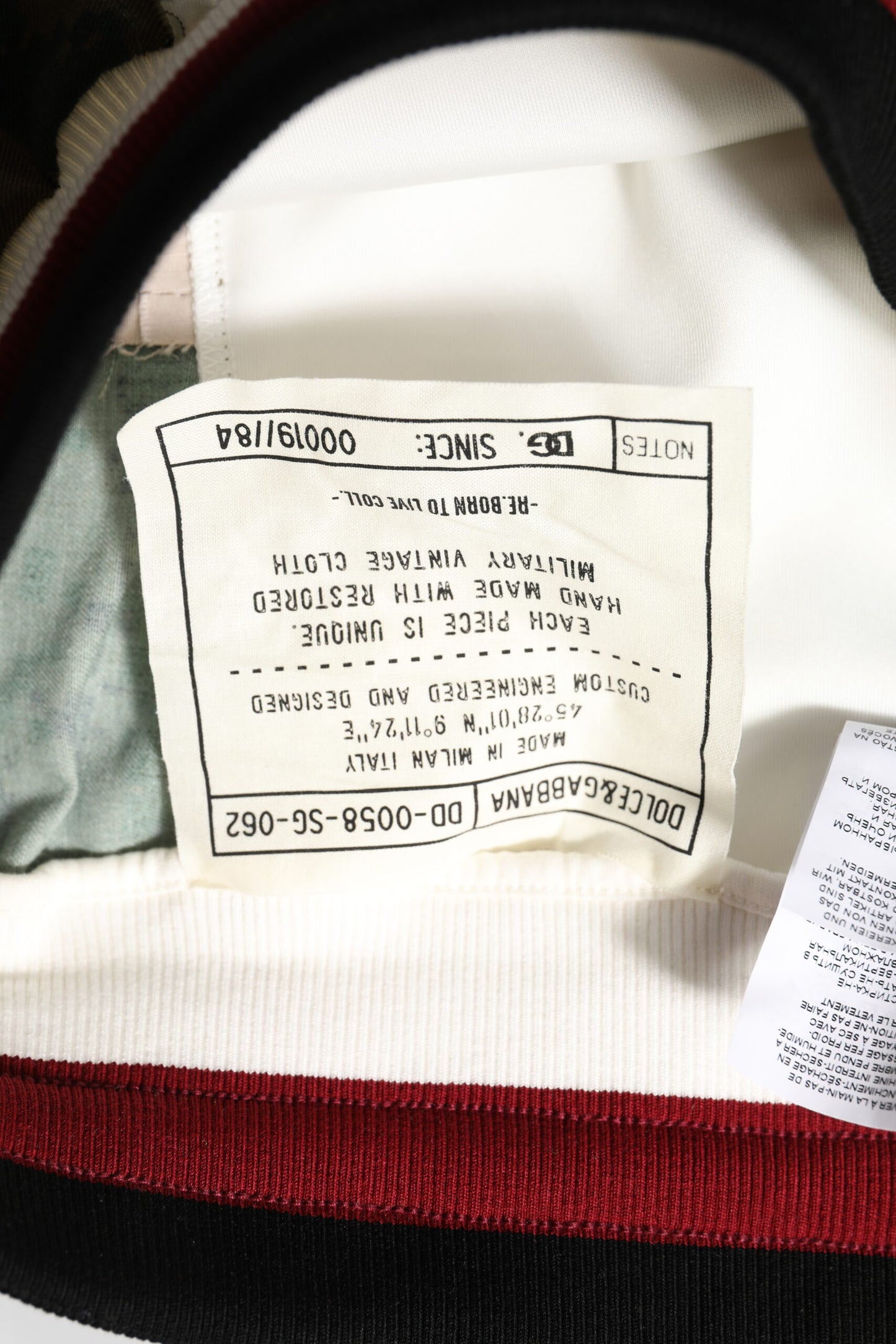 Dolce & Gabbana Weiße Patchwork-Jogger-Hose