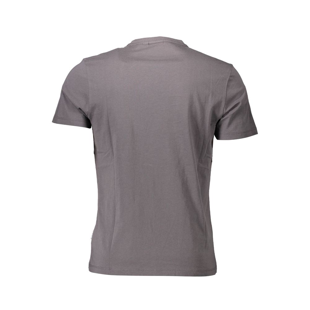 Napapijri T-Shirt aus grauer Baumwolle