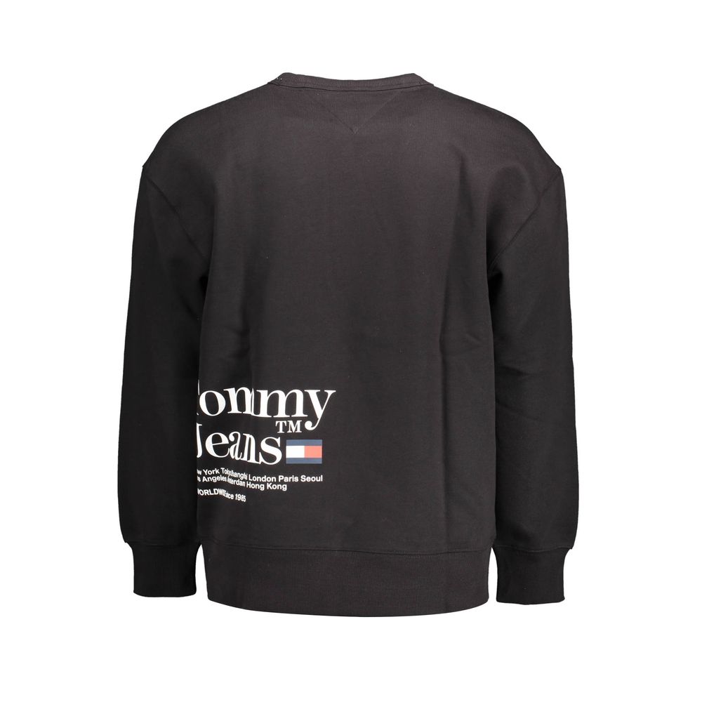 Tommy Hilfiger Schwarzer Baumwollpullover für Männer