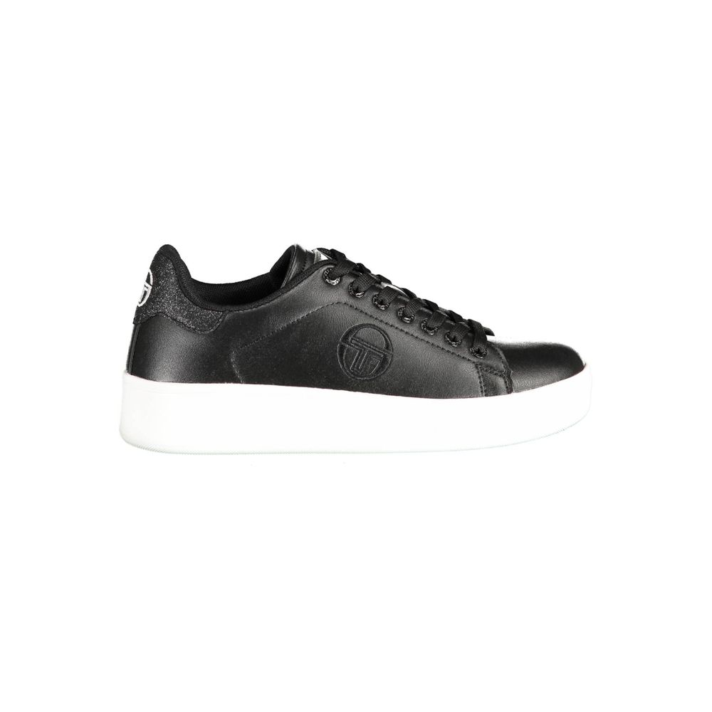 Sergio Tacchini Schwarzer Polyester Sneaker