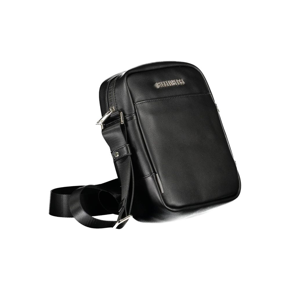 Bikkembergs Schwarze Polyethylen-Umhängetasche