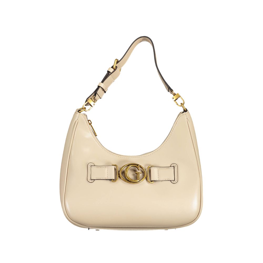 Guess Jeans Beige Polyethylen Handtasche