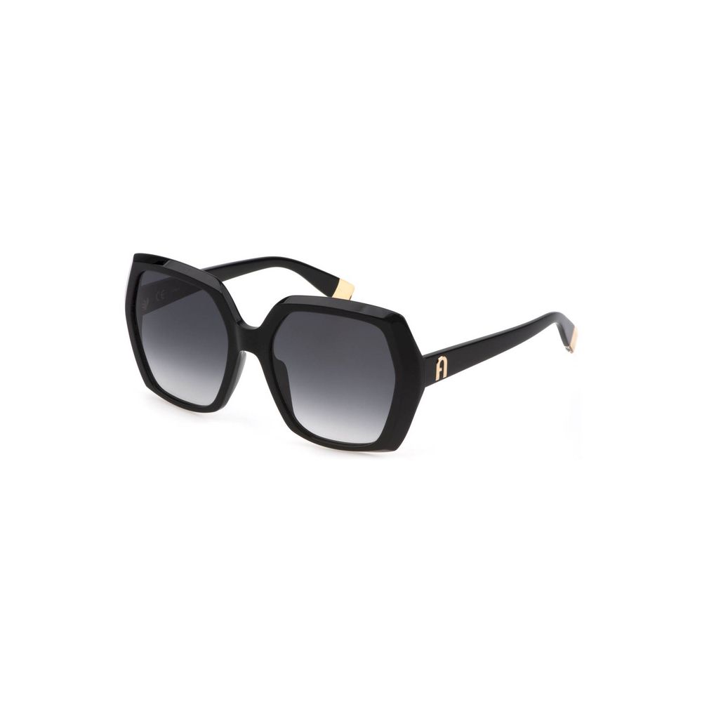 Furla Schwarze Acetat-Sonnenbrille für Frauen
