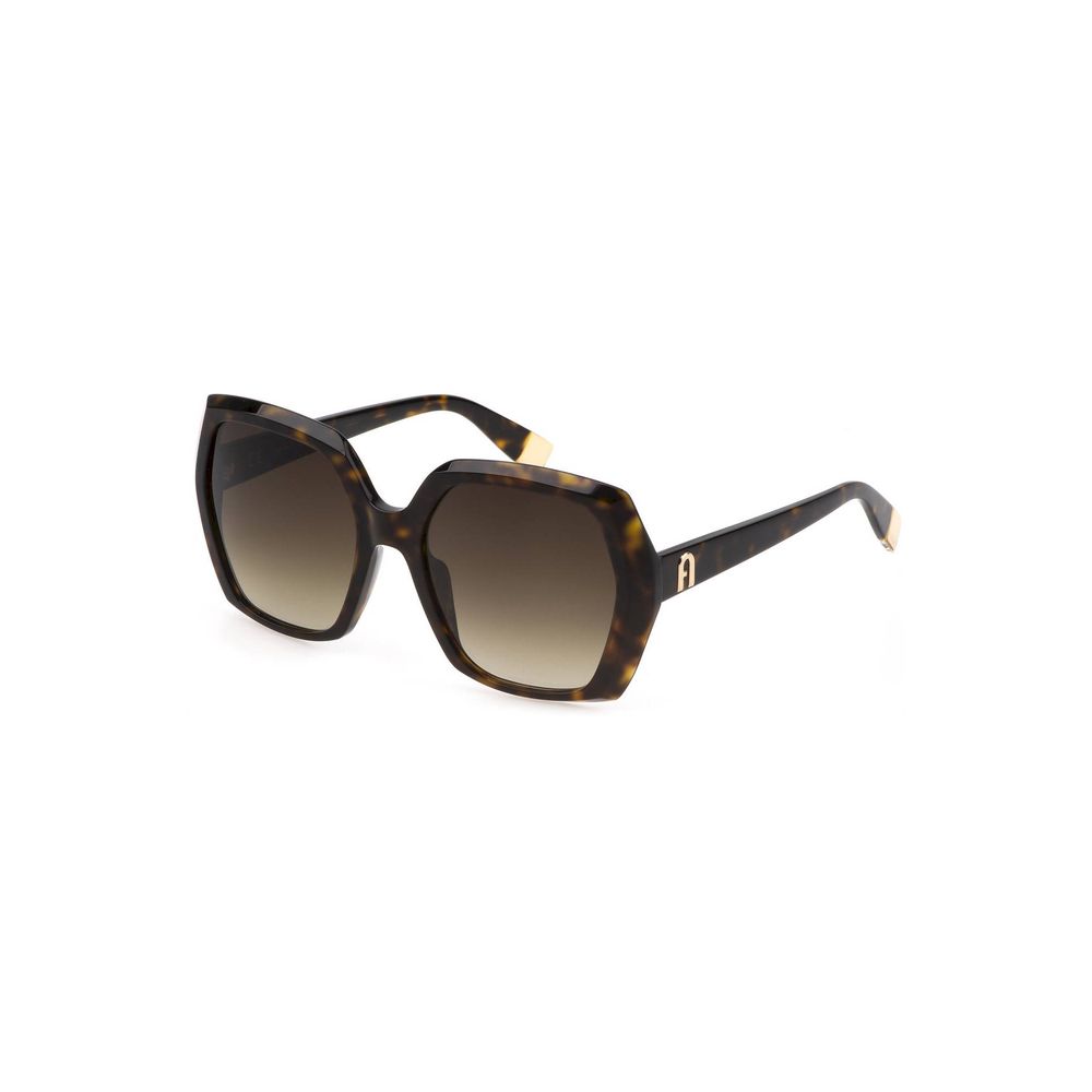 Furla Braune Acetat-Sonnenbrille für Frauen