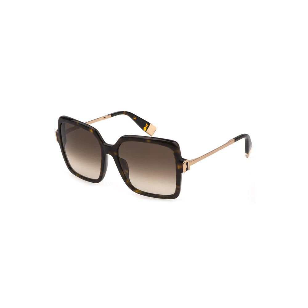 Furla Braune Acetat-Sonnenbrille für Frauen