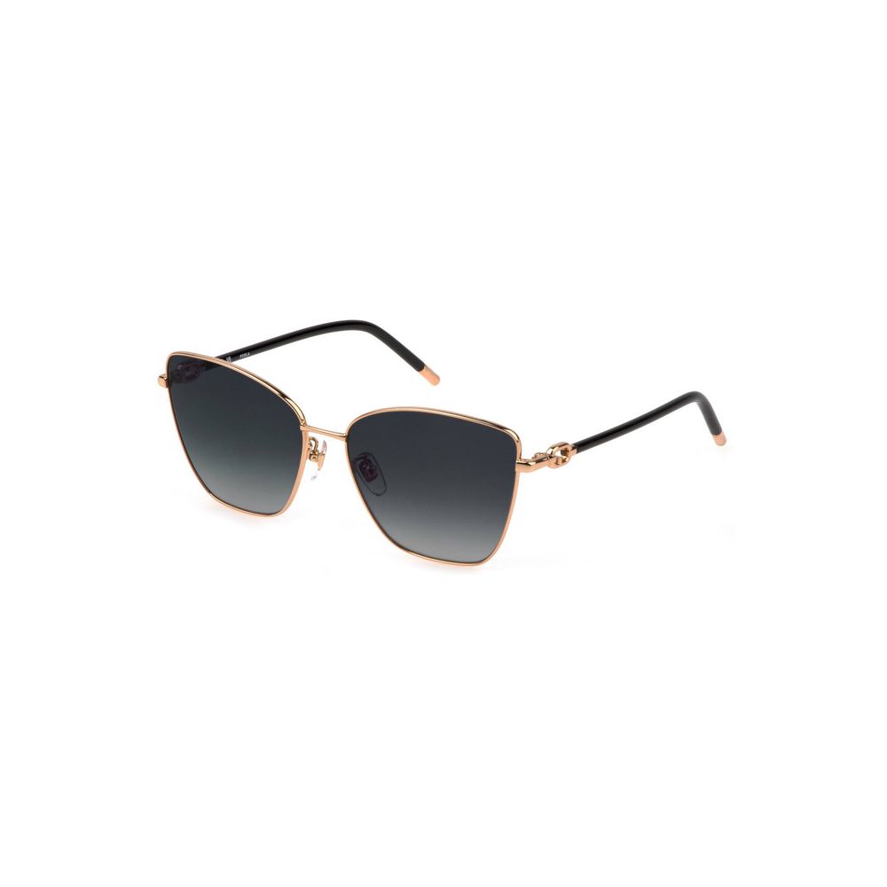 Furla Goldene Metall-Sonnenbrille