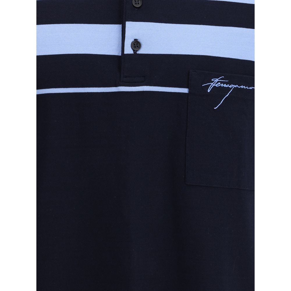 Ferragamo Polo mit kurzen Ärmeln