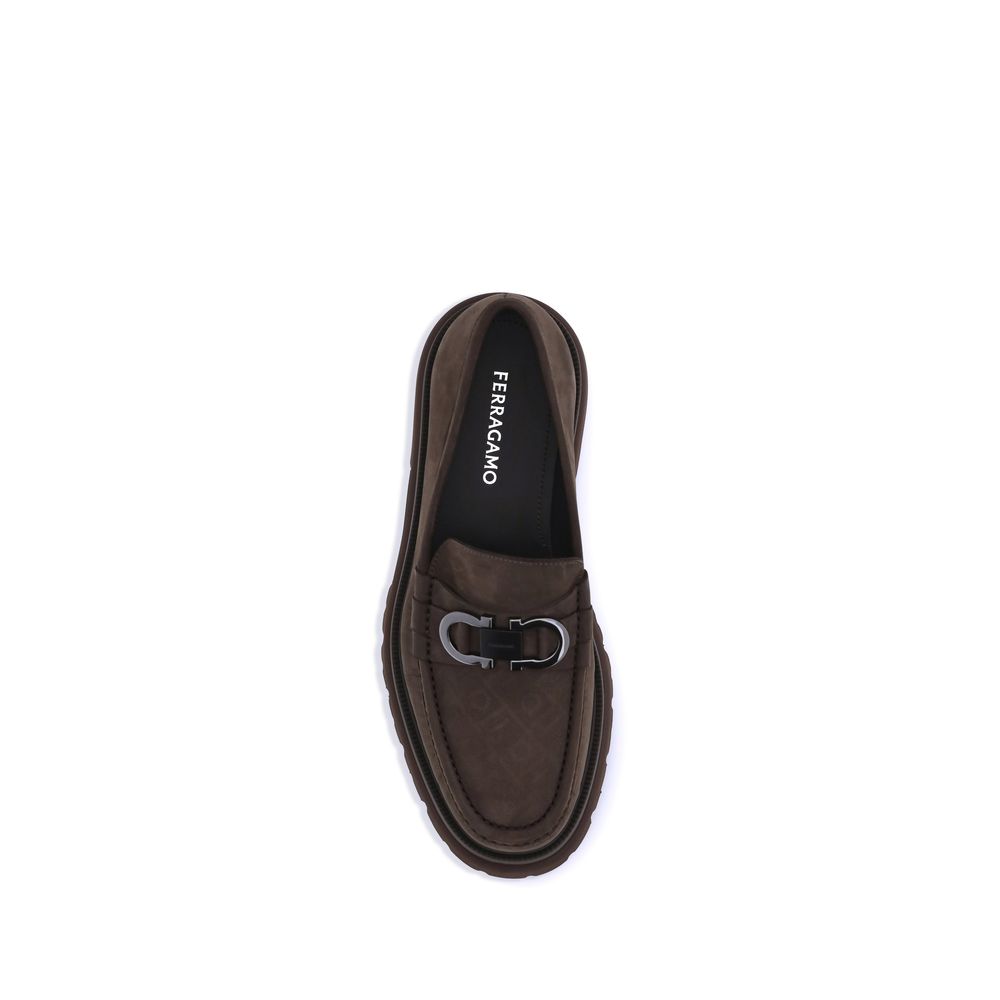 Ferragamo Gancini-Halbschuhe