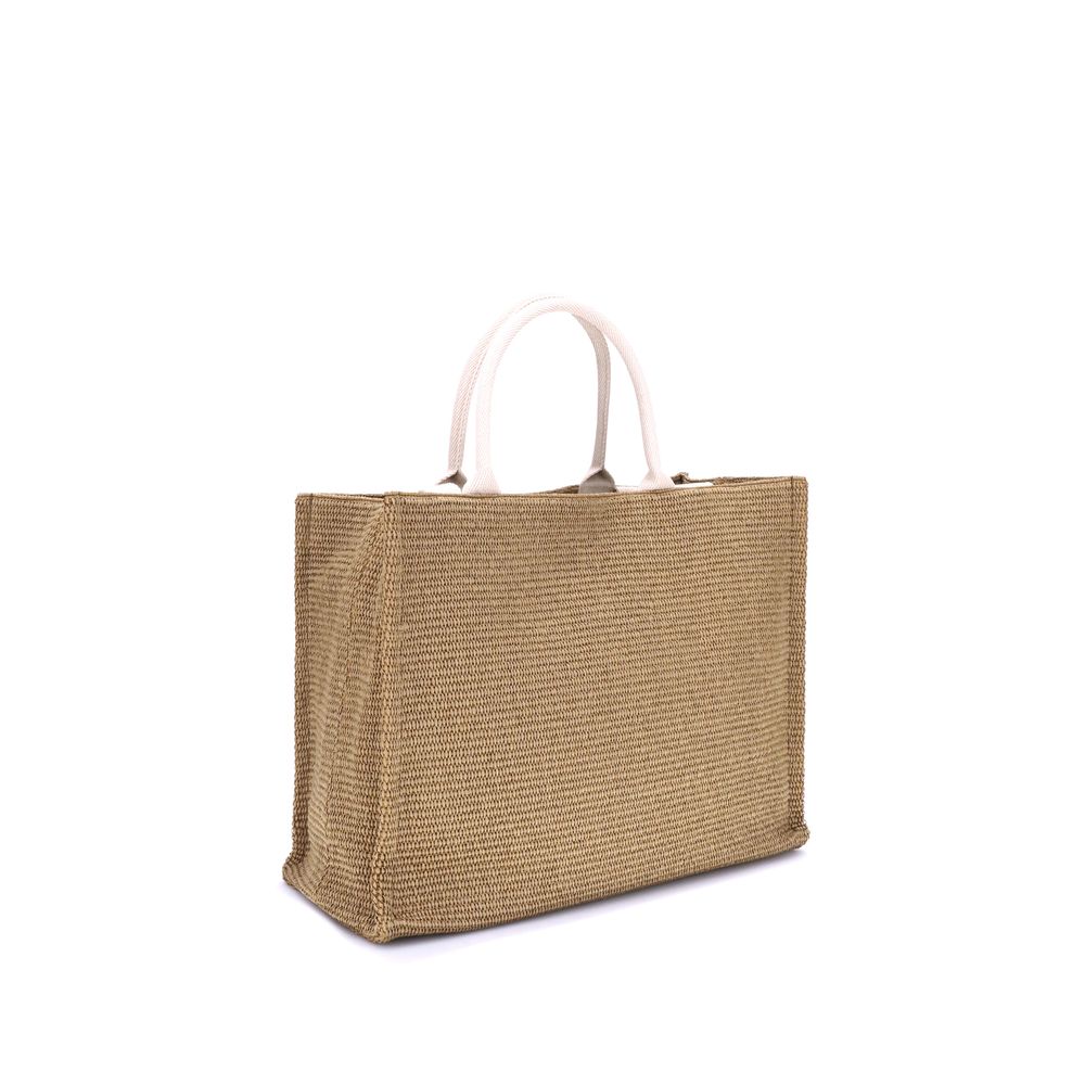 Marni Tote Tasche mit Raffia-Effekt