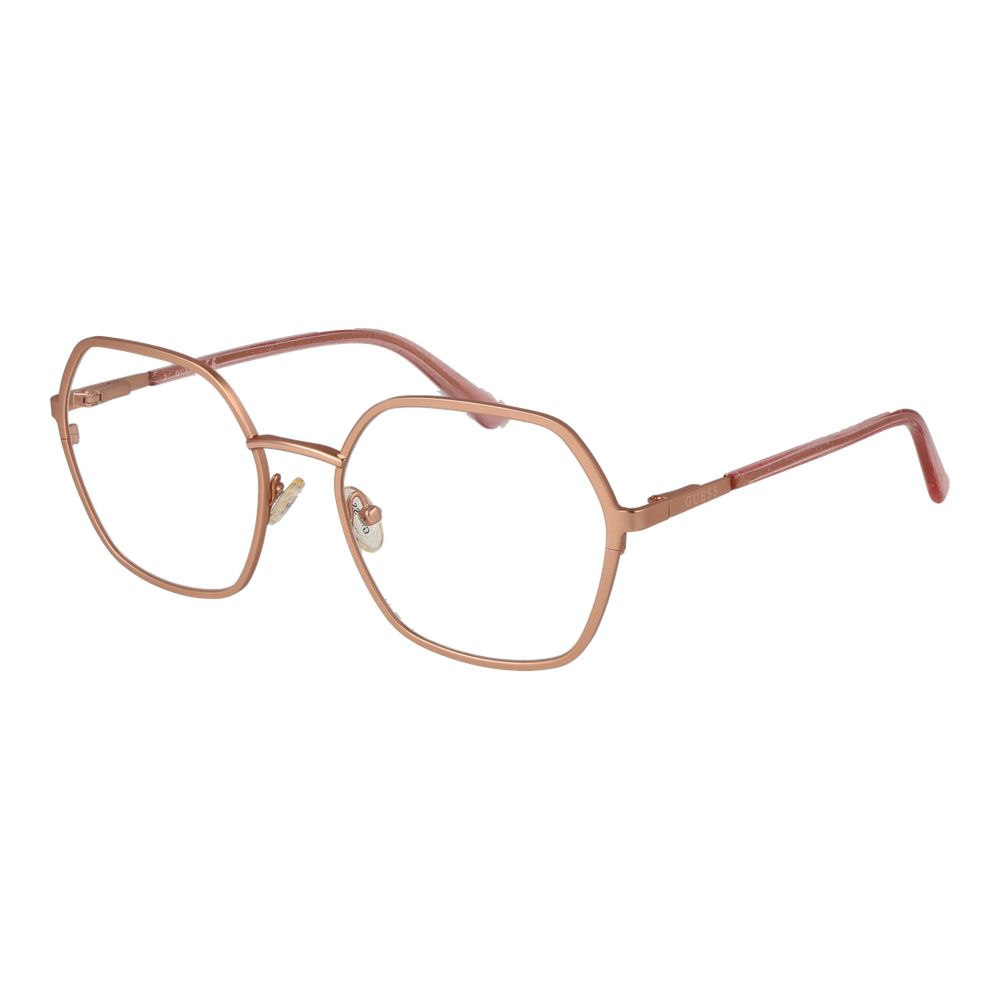 Guess Brille mit Roségold-Metallrahmen