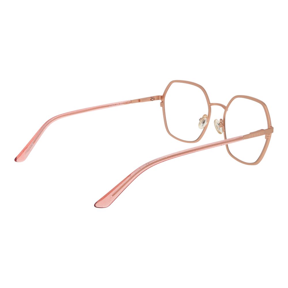 Guess Brille mit Roségold-Metallrahmen