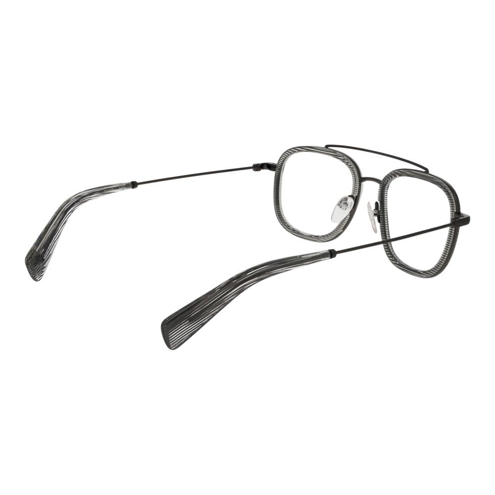 Yohji Yamamoto Graue Kunststoff-Brille (Gestell)