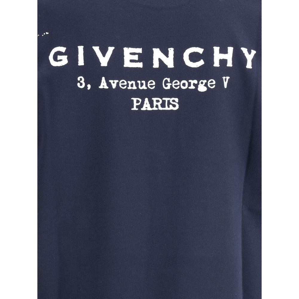 Givenchy T-Shirt mit Logodruck auf dem Rücken