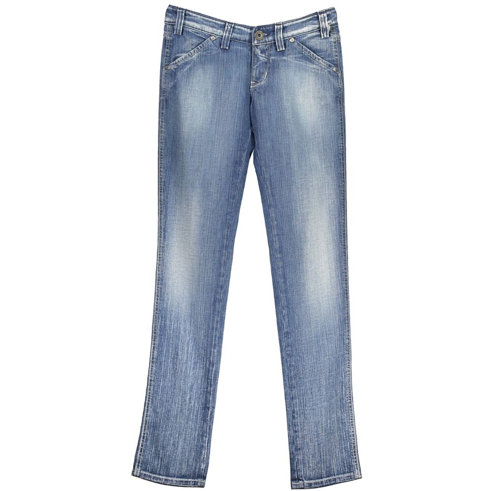 RE-START Blaue Baumwolljeans &