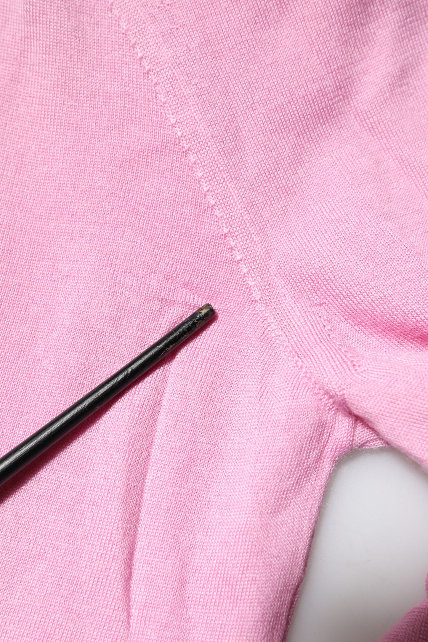 Dolce & Gabbana Rosa Strickjacke mit Blumenverzierung