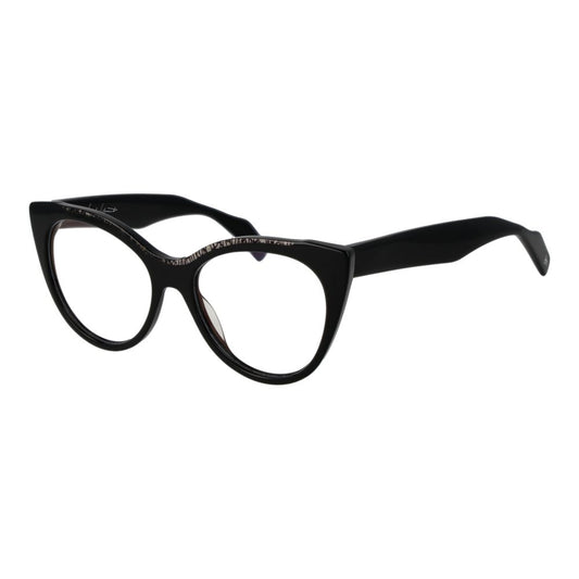 Yohji Yamamoto Schwarze Kunststoff-Brille (Rahmen)