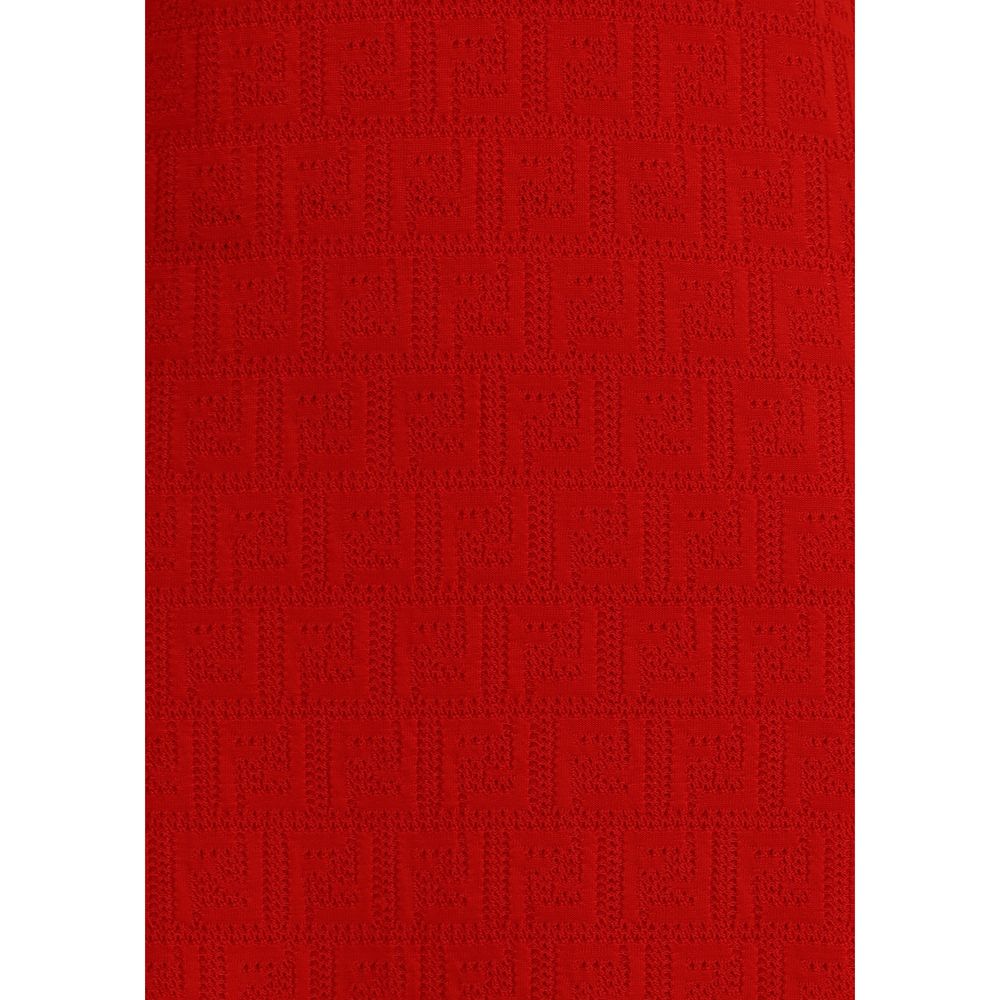 Fendi Gestricktes Midikleid