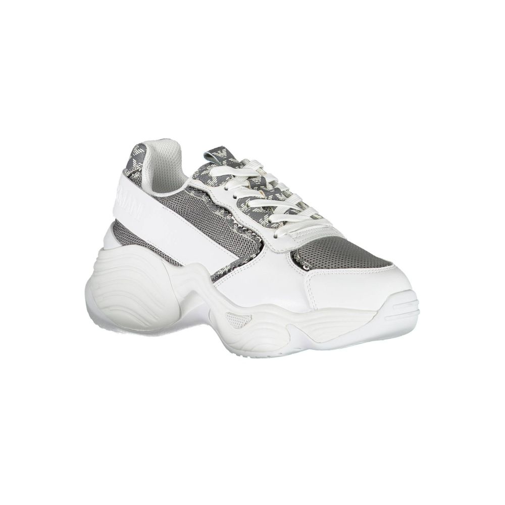 Emporio Armani Sneaker aus weißem Polyester