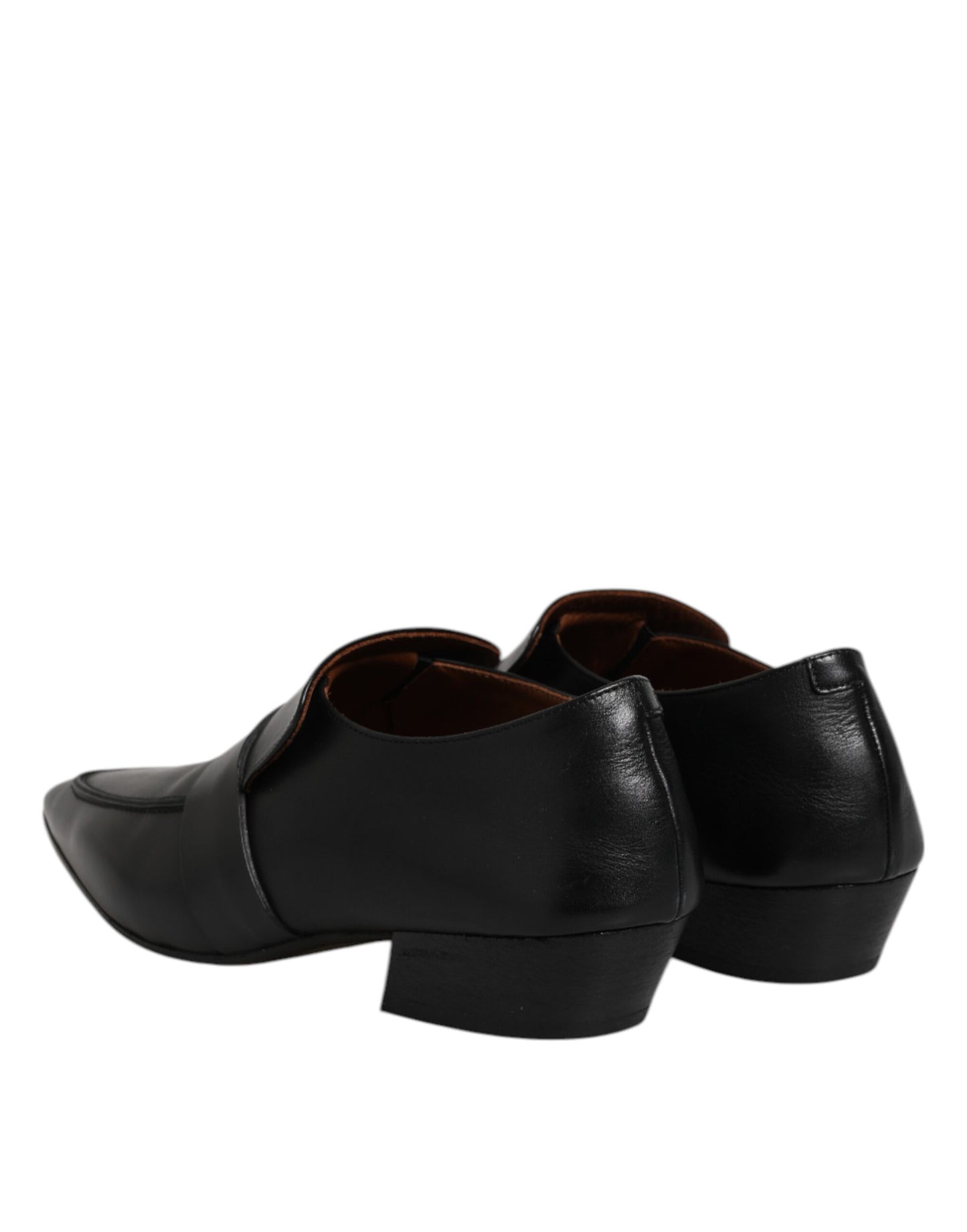 Marsell Schwarz Weiches Leder Loafer Pointed Toe Slip On Schuhe