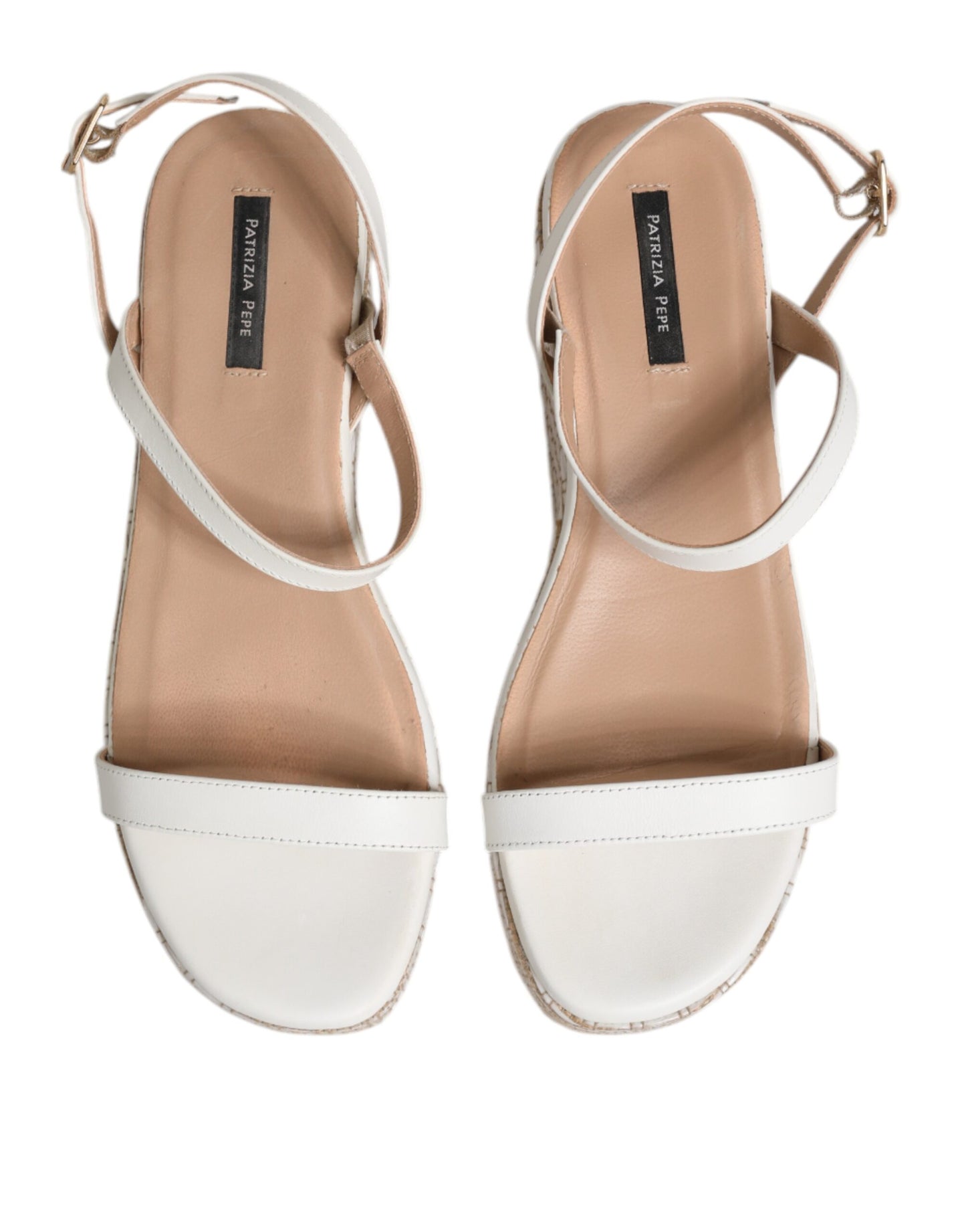 Patrizia Pepe Weiße Espadrilles Riemchensandalen Schuhe