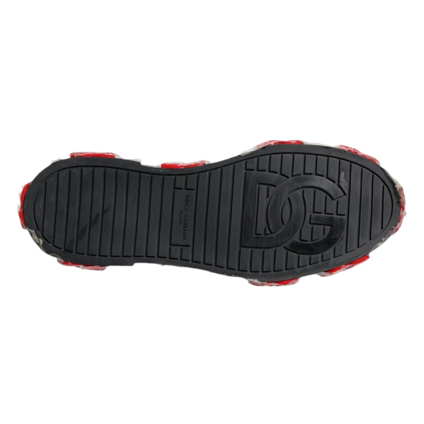 Dolce & Gabbana Multicolor Camouflage High Top Turnschuhe Schuhe