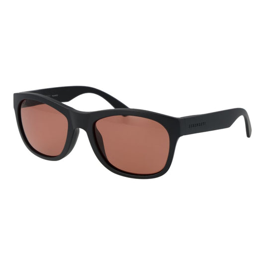 Serengeti Schwarze Sonnenbrille aus Kunststoff
