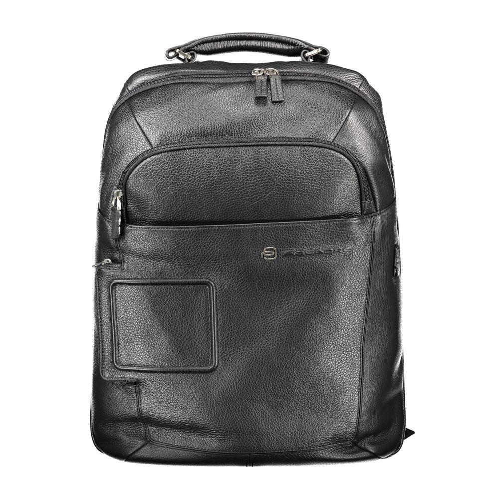 Piquadro Schwarzer Nylon-Rucksack