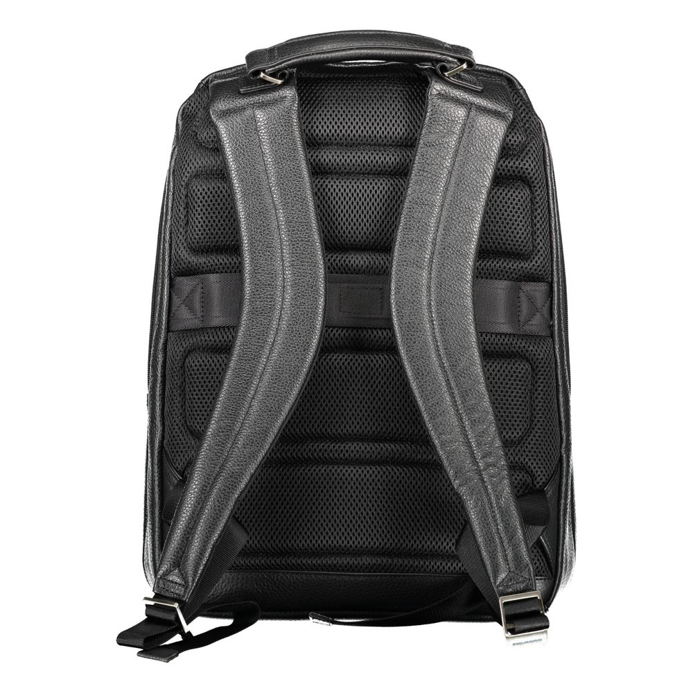 Piquadro Schwarzer Nylon-Rucksack