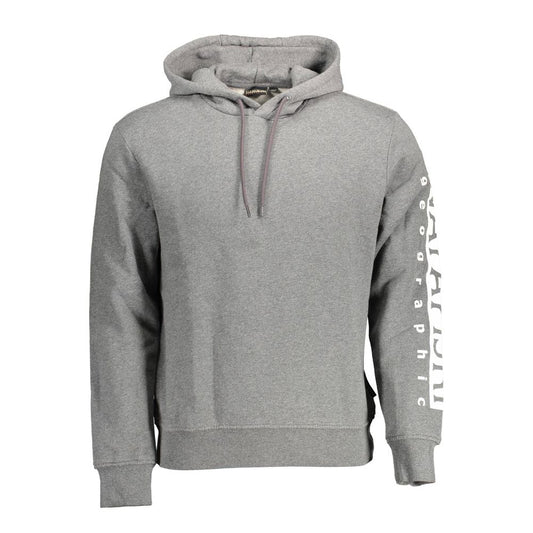 Napapijri Grauer Baumwollpullover für Männer