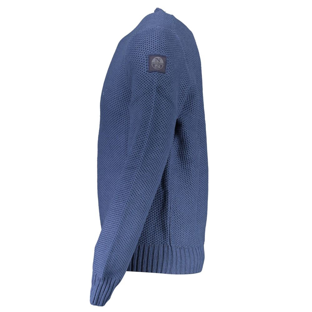 North Sails Blauer Baumwollpullover