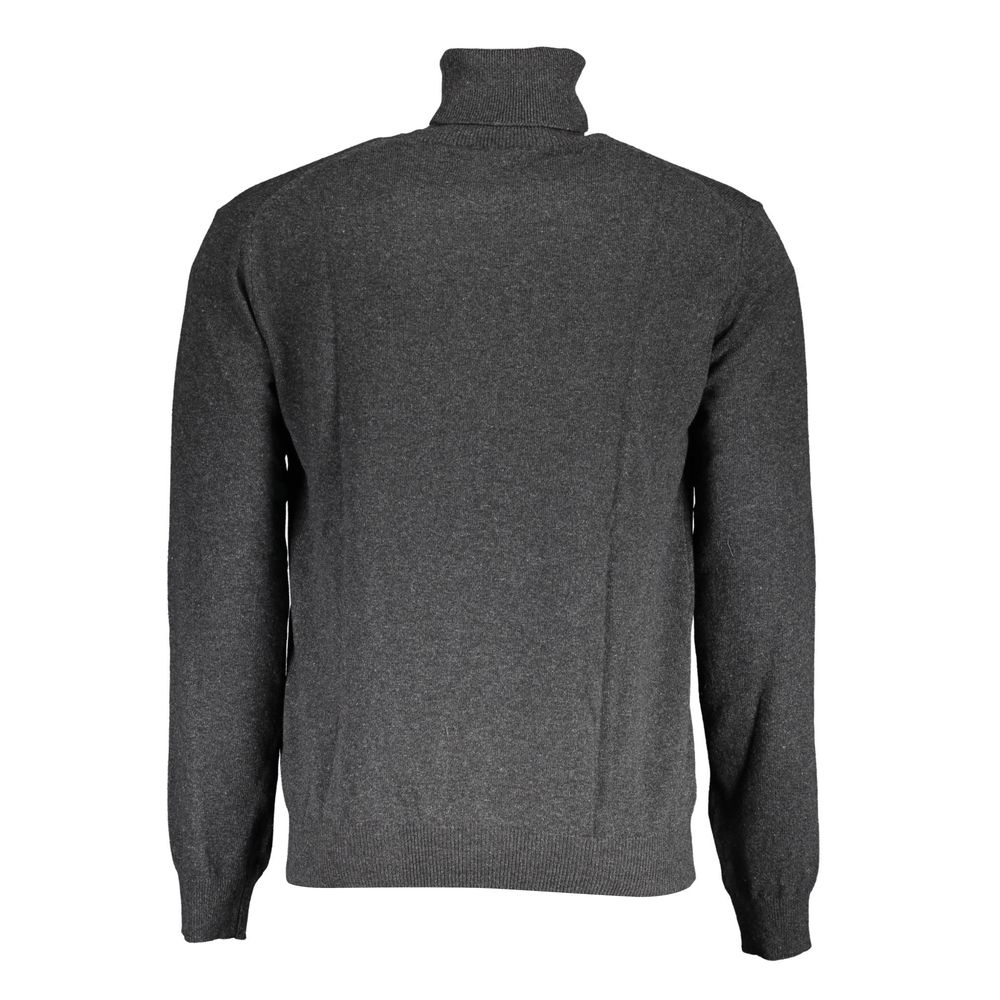 La Martina Grauer Pullover aus Wolle